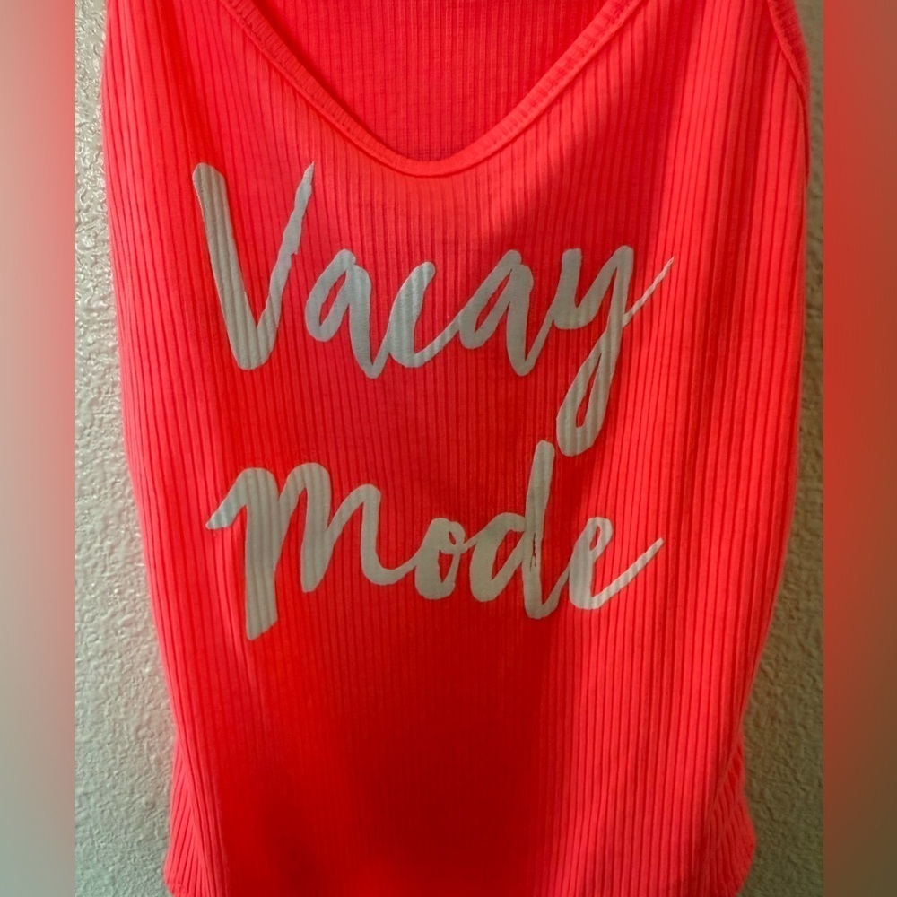 NWT Fashion Nova “vacay mode” Hot Pink Bodysuit - Picture 2 of 4